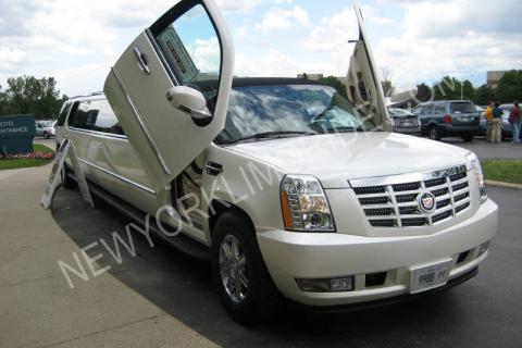 Cadillac Escalade limousine in New York