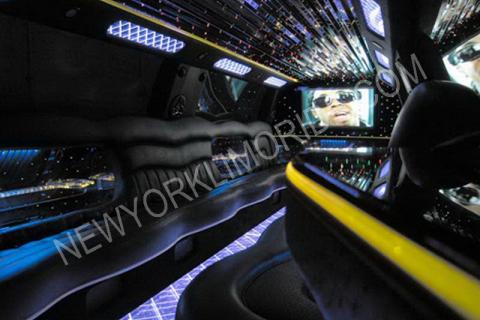Cadillac Escalade limo in NYC